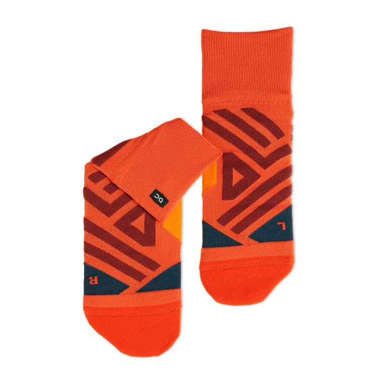 【MEN’S】On Mid Sock　Rust/Navy
