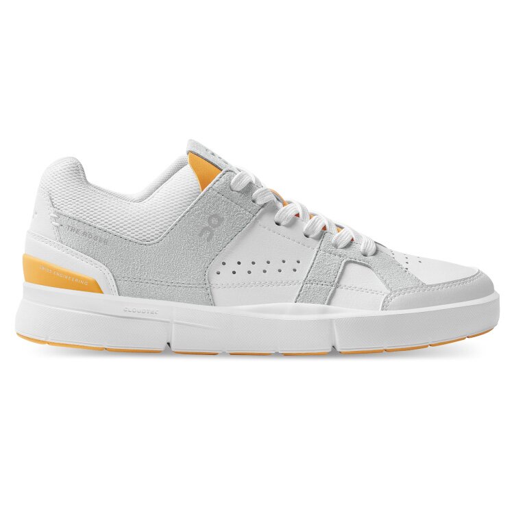 【WOMEN’S】On THE ROGER Clubhouse　White/Saffron
